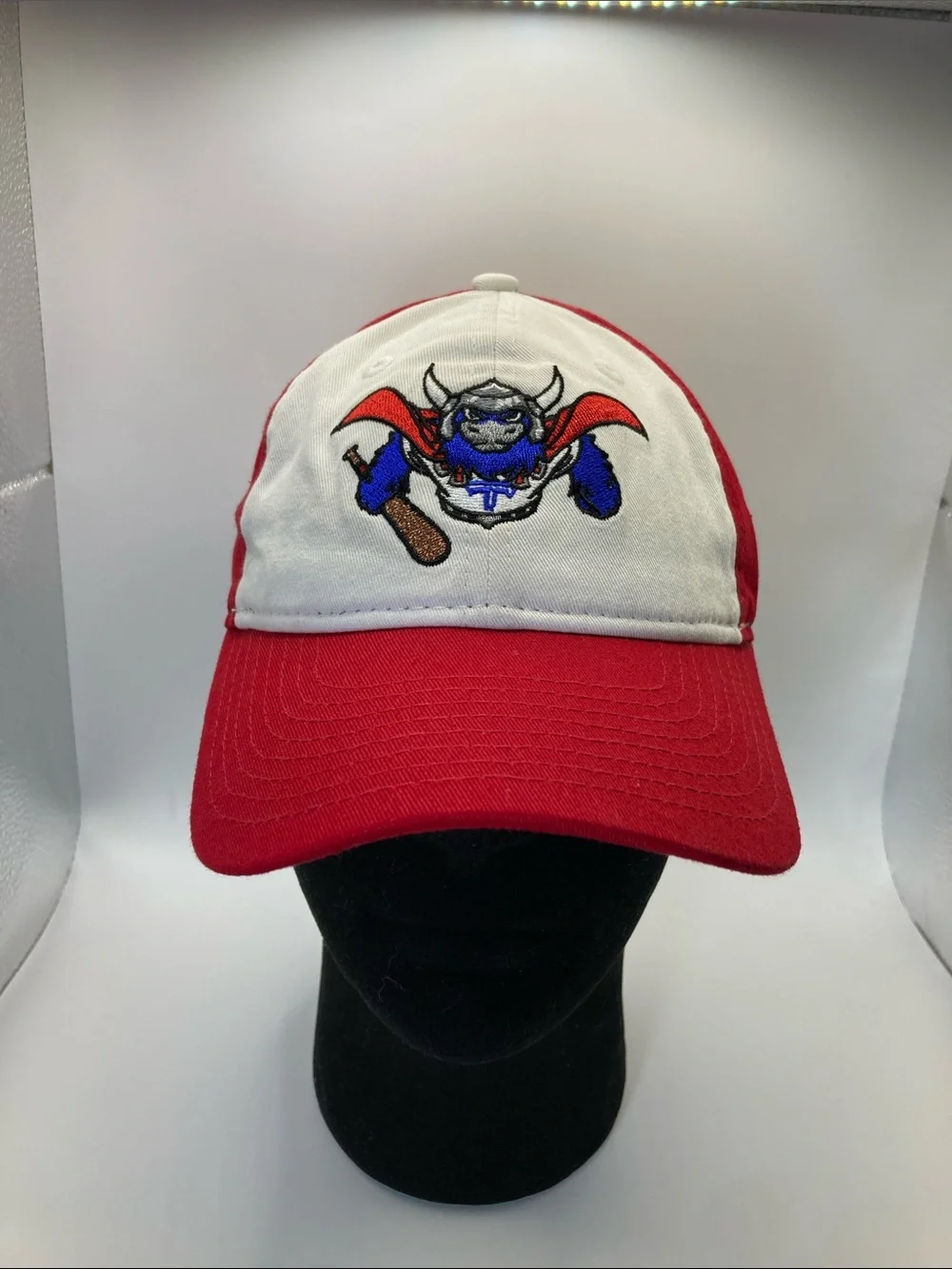 New Era Tulsa Drillers Marvel Defenders of the Diamond Hat 9TWENTY Youth Red
